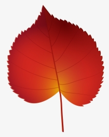Clipart Leaves Red Fall Leaf, HD Png Download, Transparent PNG