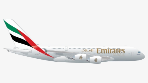 Emirates A380 Png, Transparent Png, Transparent PNG