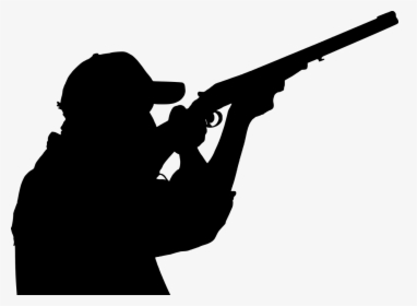 Shooting Sport Hunting Skeet Shooting Silhouette - Clip Art Clay Shooting, HD Png Download, Transparent PNG