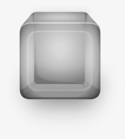 Cube, Grey, Gray, Icon, Symbol, Geometric, Box, 3d - Television Set, HD Png Download, Transparent PNG