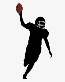 Nfl Chicago Bears Super Bowl American Football Player - Transparent Football Player Silhouette, HD Png Download, Transparent PNG