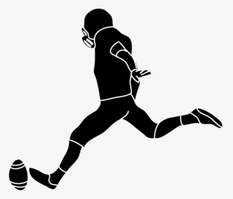American Football Football Player Nfl Placekicker Clip - Football Player Football Kicker Clipart, HD Png Download, Transparent PNG