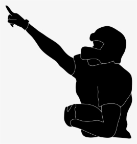 Silhouette American Football Nfl - American Football Player Clipart Png Transparent, Png Download, Transparent PNG