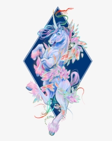 Crystal Unicorn Art, HD Png Download, Transparent PNG