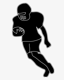 Muscles Clipart Football Player - Playing Football No Background, HD Png Download, Transparent PNG