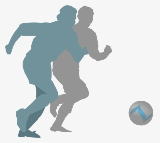 Football Player Silhouette Vector - Football Player Colour Silhouette Png, Transparent Png, Transparent PNG