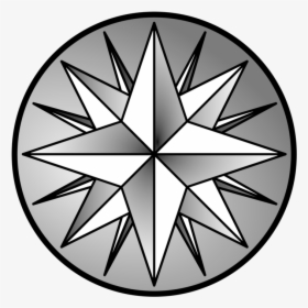 Triangle,angle,symmetry - Compass Sticker For Bike, HD Png Download, Transparent PNG