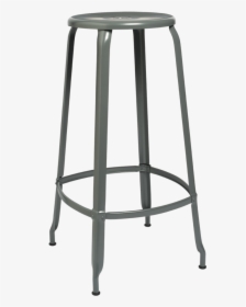 Transparent Metal Bars Png - Steel And Wood Stool Chair, Png Download, Transparent PNG