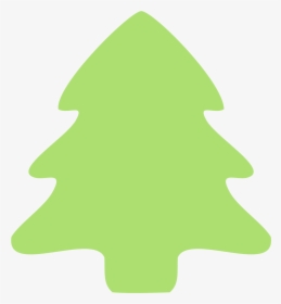 Christmas Tree Border Green Clipart , Png Download - Christmas Tree Pattern Silhouette, Transparent Png, Transparent PNG