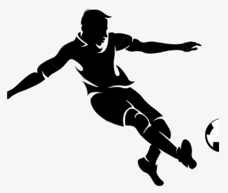 Transparent Dodgeball Clipart Black And White - Football Player Clipart, HD Png Download, Transparent PNG