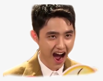 #exo #do #dyo #kyungsoo #surprised #emoji #stickers - Tongue, HD Png Download, Transparent PNG