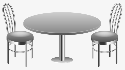 With Chairs Transparent Png - Table And Chairs Png, Png Download, Transparent PNG