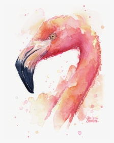 Flamingo Watercolor, HD Png Download, Transparent PNG