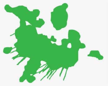 Green Paint Splat Clipart - Holi Colour Clip Art, HD Png Download, Transparent PNG