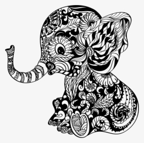 Download Baby Elephant Mandala Svg Free, HD Png Download ...
