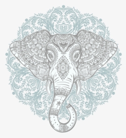 Elephant Mandala , Png Download - Elephant Mandala, Transparent Png, Transparent PNG