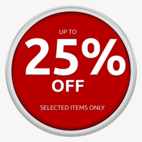 25% Off Free Download Png - 25% Off Selected Items, Transparent Png, Transparent PNG