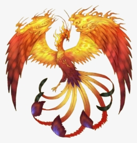#fire #bird #firebird #flame #redbird #phoenix #firephoenix - Phoenix Mythical Creatures Drawing, HD Png Download, Transparent PNG
