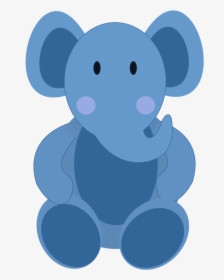 Clipart Baby Elephant Intended For Baby Elephant Clipart - Elephant Toy Clipart, HD Png Download, Transparent PNG