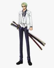 Zoro Film Gold White Casino Outfit - Zoro One Piece Film Gold, HD Png Download, Transparent PNG