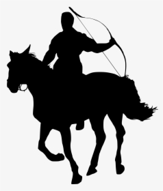 Cowgirl And Horse Silhouette, HD Png Download, Transparent PNG