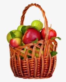 Transparent Apple Fruit Png - Apple Basket Png, Png Download, Transparent PNG