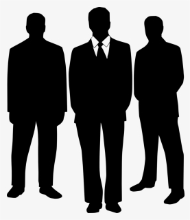 Business Men, Black Suits, Silhouettes, Bodyguards - Men In Suits Silhouette, HD Png Download, Transparent PNG