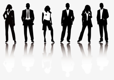 Business People Silhouettes Png Download - Business People Silhouette Png, Transparent Png, Transparent PNG