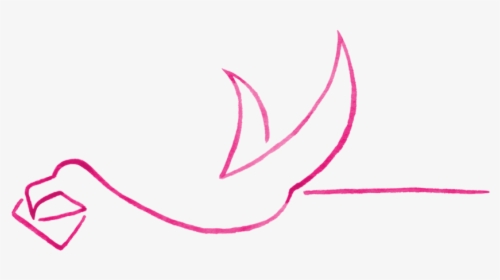 Watercolor Flamingo Mail, HD Png Download, Transparent PNG
