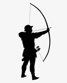 Archer Silhouette - Silhouette Archery, HD Png Download, Transparent PNG