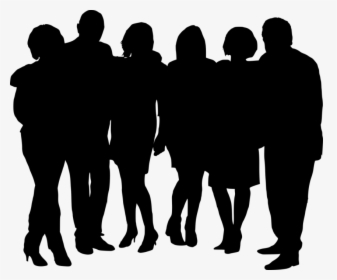 Business People Silhouettes Png Download - Group Of People Silhouette Png, Transparent Png, Transparent PNG
