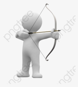 Bow Black And White Clipart Archery - Anak Panah, HD Png Download, Transparent PNG