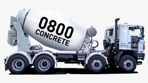 Tire Truck Motor Vehicle Public Utility Cement Mixers - Trailer Truck, HD Png Download, Transparent PNG