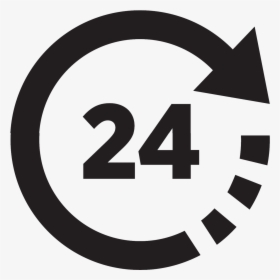 24h Icon, HD Png Download, Transparent PNG