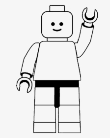 Lego Minifigures Lego Ninjago Clip Art - Lego Man Black And White, HD Png Download, Transparent PNG