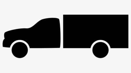 Deliver Truck Silhouette - Circle, HD Png Download, Transparent PNG