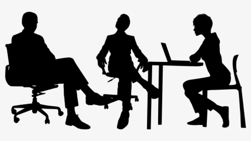 Business, Meeting, Silhouette, Conference, Team - Interview Silhouette, HD Png Download, Transparent PNG
