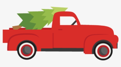 Clip Art Car Christmas Graphics Pickup Truck Christmas - Clip Art Truck With Christmas Tree, HD Png Download, Transparent PNG