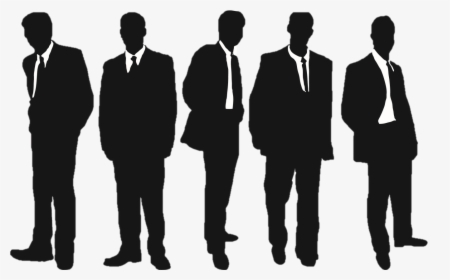 Png Freeuse Library Businessperson Royalty Free Clip - Men In Suits Silhouette, Transparent Png, Transparent PNG