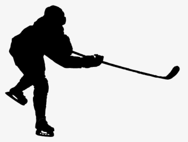 Line Angle Baseball Shoe Silhouette - Ice Hockey, HD Png Download, Transparent PNG