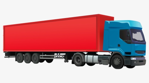 Container Truck Png Clip Art - Cantenar Png, Transparent Png, Transparent PNG