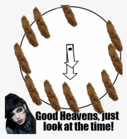 Transparent Andy Biersack Png - Good Heavens Look At The Time Fap, Png Download, Transparent PNG
