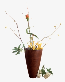 Retro Flower Pot Transparent - Design Flower, HD Png Download, Transparent PNG