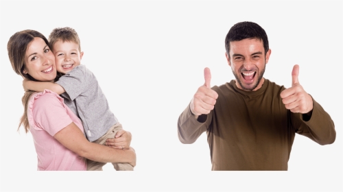 Happy People Punching The Air - People Expression In Png, Transparent Png, Transparent PNG