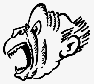 Screaming Monkey Clipart - Screaming Monkey Png, Transparent Png, Transparent PNG