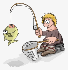 Man Fishing Naked Png - Catch Fish Png, Transparent Png, Transparent PNG