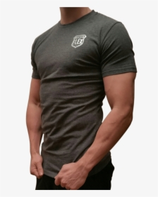 Police T Shirts Gray Thin Blue Line Shirt - Active Shirt, HD Png Download, Transparent PNG