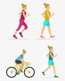 Physical Fitness Centre Icon Woman Transprent Png - Exercise Flat Icons, Transparent Png, Transparent PNG