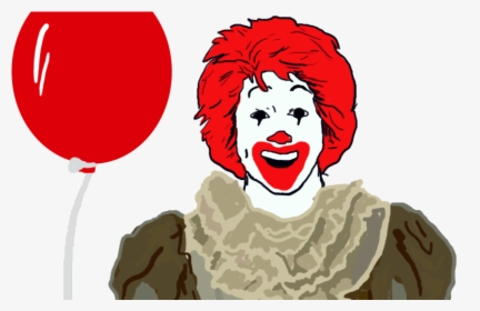 Russian Burger King Accuses The Movie It - Ronald Mcdonald Dan Art, HD Png Download, Transparent PNG