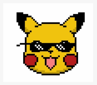 Cute Pikachu Pixel Art, HD Png Download, Transparent PNG
